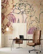 Carta Da Parati Jardin De Vent - Inkiostro Bianco