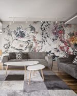 Carta Da Parati Levante - Inkiostro Bianco