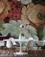 Carta Da Parati Liberty - Inkiostro Bianco