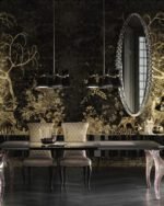 Carta Da Parati Lorien - Inkiostro Bianco