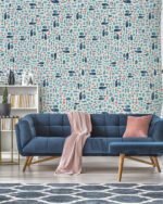 Carta Da Parati Marina - Inkiostro Bianco