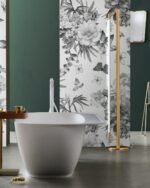 Carta Da Parati Narciso - Inkiostro Bianco