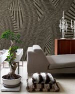 Carta Da Parati Optical wave - Inkiostro Bianco