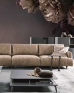 Carta Da Parati Peonia - Inkiostro Bianco