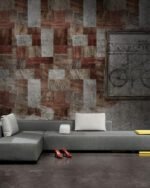 Carta Da Parati Roubaix - Inkiostro Bianco