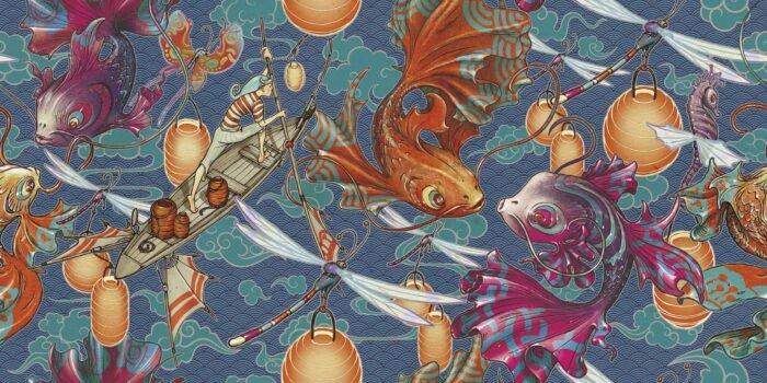 Carta Da Parati Silent Sky - Inkiostro Bianco - immagine 3