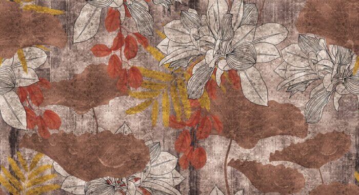 Carta Da Parati Soil - Inkiostro Bianco - immagine 5