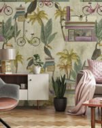 Carta Da Parati South Beach - Inkiostro Bianco