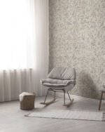 Carta Da Parati Toile De Jouy 03 - Inkiostro Bianco