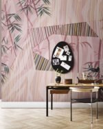 Carta Da Parati Wild Layers - Inkiostro Bianco