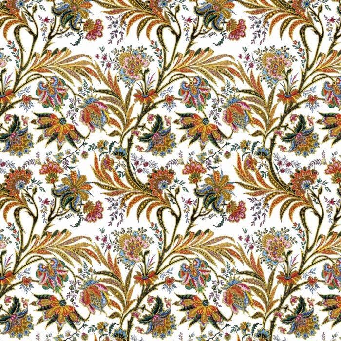 Carta Da Parati Arabesque - Inkiostro Bianco - immagine 2