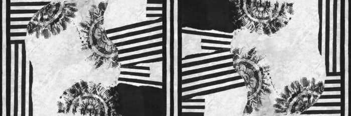 Carta Da Parati Black Lace - Inkiostro Bianco - immagine 2
