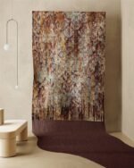 Decadence Rug 200x200cm IROAWU2202 - Inkiostro Bianco - Image 2