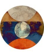 Eclissi Rug 200x200cm WREEAD21 - Inkiostro Bianco
