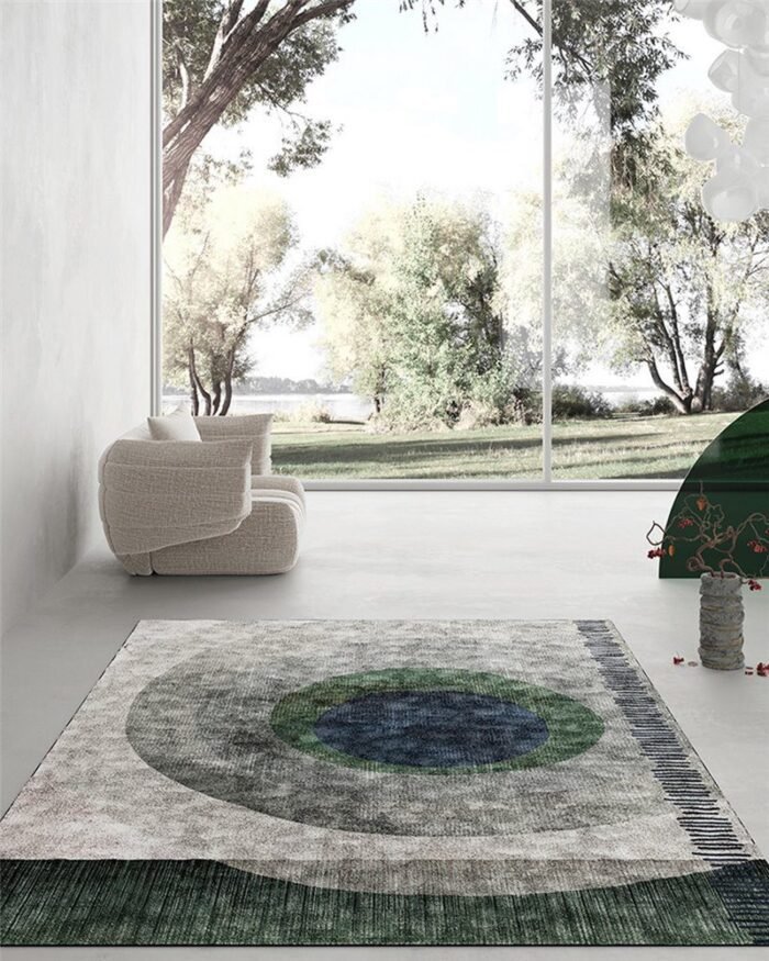 Tappeto Egg 200x200cm IRSAGS2201 - Inkiostro Bianco - immagine 2