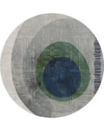 Egg Rug 200x200cm IRSAGS2201 - Inkiostro Bianco