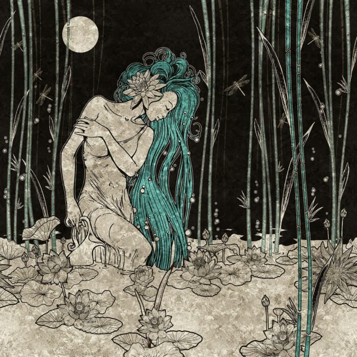 Carta Da Parati Bluemoon - Inkiostro Bianco - Image 3