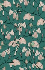 Carta Da Parati Hotaru - Inkiostro Bianco - immagine 2