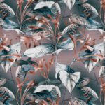 Carta Da Parati Ironblue - Inkiostro Bianco - immagine 3