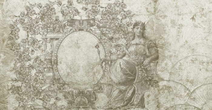 Carta Da Parati Vittoria - Inkiostro Bianco - immagine 3