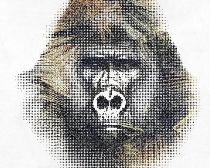Carta Da Parati Wild - Inkiostro Bianco - immagine 3