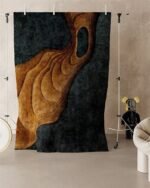 Woodwaves Rug 200x200cm IRWSMU2201 - Inkiostro Bianco - Image 2