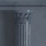 Carta Da Parati Palatina - Inkiostro Bianco - immagine 2